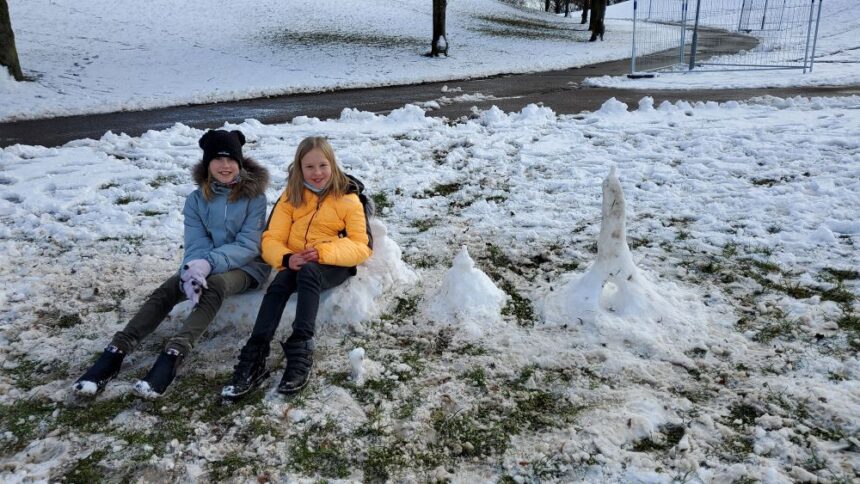 Schneeskulpturen Kl. 5a