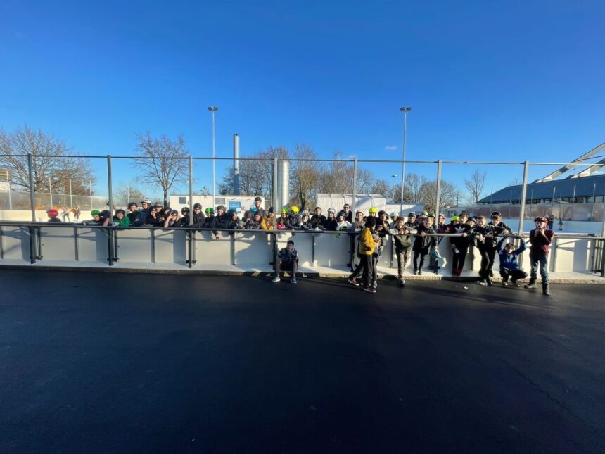 Eislaufen der Klassen 5a und 7a