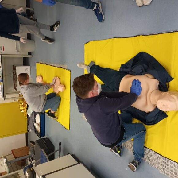 Schulsanitäter an der Anna-Essinger-Realschule