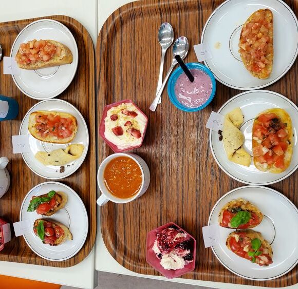 Kochduell Kl. 9b im Fach AES